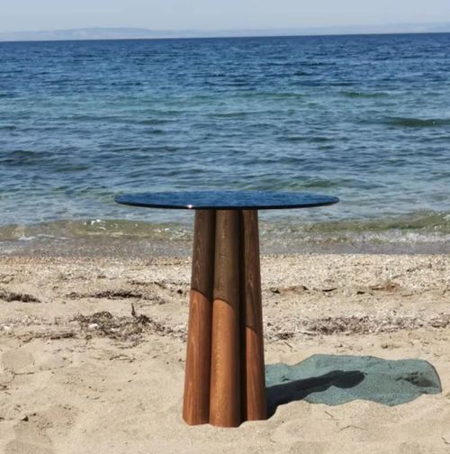 купить Журнальный столик Trendy Nuc Thales, Albastru в Кишинёве 