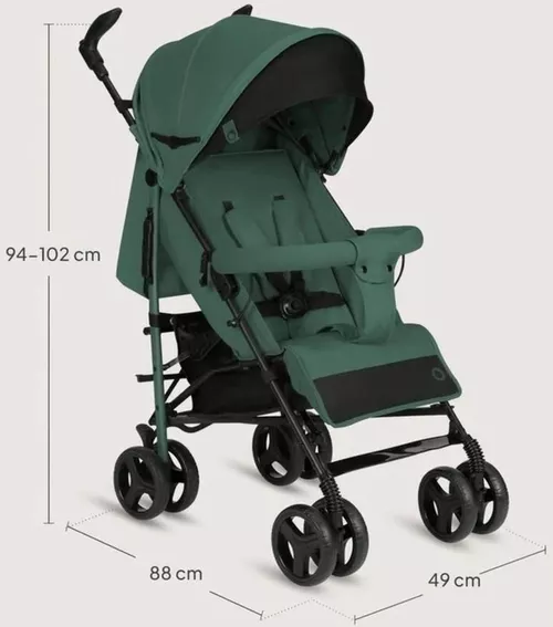 cumpără Сărucior pentru copii Lionelo Irma Black Green Emerald în Chișinău 