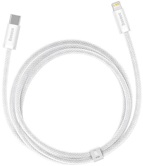 купить Кабель для моб. устройства Baseus CALD000002 Type-C to Lightning 20W 1m, Dynamic Series, White в Кишинёве 
