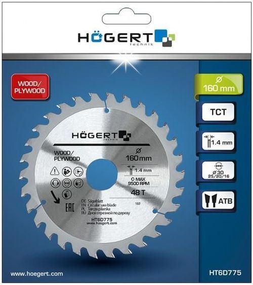 cumpără Disc de tăiere Hoegert HT6D775 Panza ferastrau circular 160x48Tx30 în Chișinău 