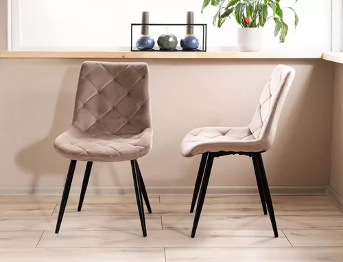 купить Стул Signal Ralph velvet czarny stel./ ciemny bez bl.40 в Кишинёве 