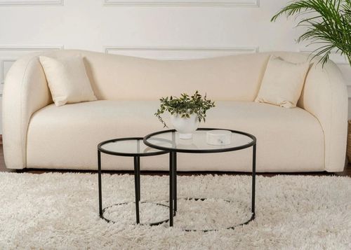 купить Журнальный столик Trendy Set masuta de cafea, Tokyo, Negru, 60x43x60cm в Кишинёве 