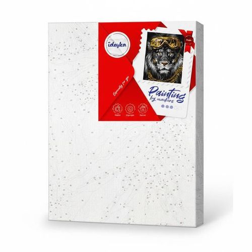 купить Картина по номерам Ideyka KHO6669 30x40cm Eco, Puterea stilului cu vopsele metalic extra в Кишинёве 