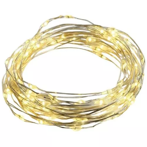 купить Гирлянда Party Lights 20815 cu panou solar 100 LED, 5m, alb cald в Кишинёве 