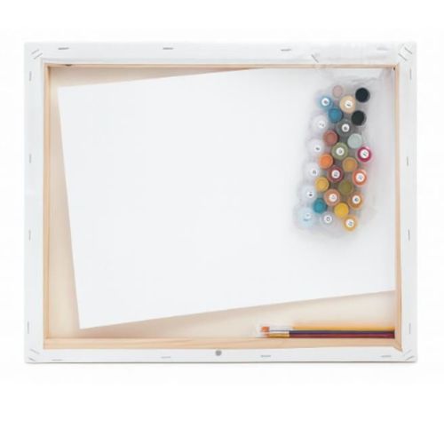 cumpără Tablou pe numere BrushMe BS54504 40x50cm Eco, Ham-ham de Craciun în Chișinău 