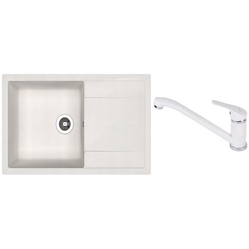 купить Мойка кухонная со смесителем Dr.Gans Techno 860 + SanDonna F 1069 alb в Кишинёве 