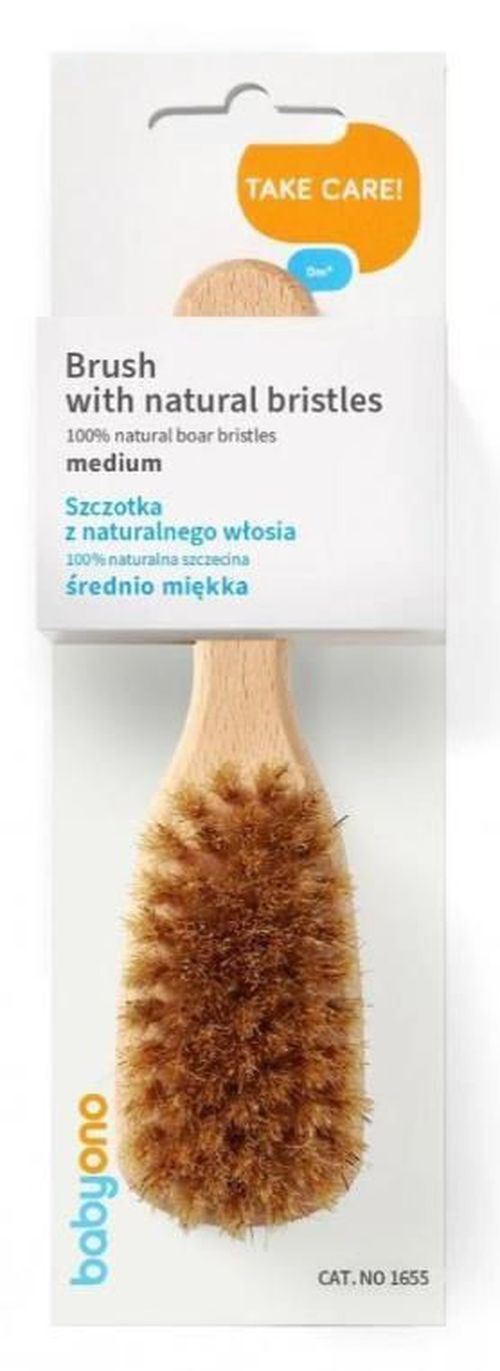 купить Набор для ухода за малышом BabyOno 1655 Perie naturala de par pentru copii в Кишинёве 