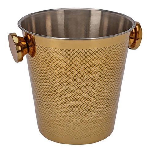 купить Аксессуар для кухни Excellent Houseware 56568 Etched Squares, galeata de racire a bauturilor D20x20cm, inox в Кишинёве 