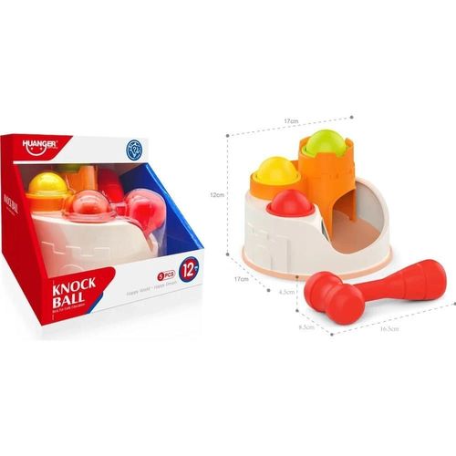 купить Игрушка Huanger (77983) Ciocănel și bile colorate HE0282 в Кишинёве 