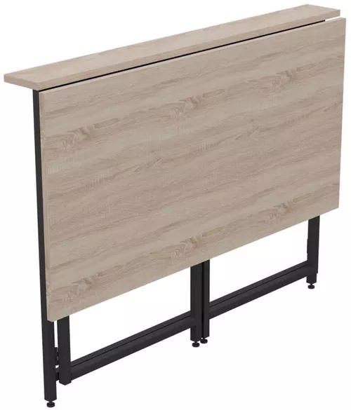 cumpără Masă de birou Nowystyl Masa plianta Fold (negru/sonoma) în Chișinău 