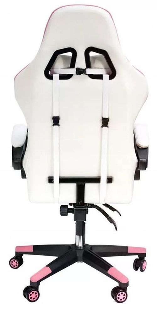 cumpără Fotoliu de birou Jumi CM-880627 ARAGON, Roz/alb în Chișinău 