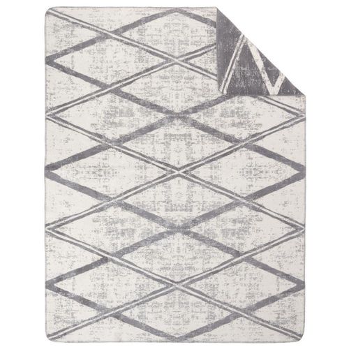 cumpără Textile de casă Ibena 2932/800 Jacquard Decke Kanata Grey/white în Chișinău 