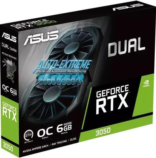 cumpără Placă video ASUS Dual GeForce RTX 3050 OC Edition 6GB GDDR6 în Chișinău 