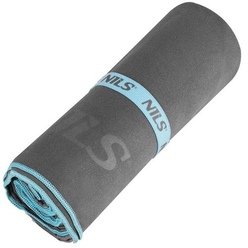 cumpără Textile de casă Nils 7330 Stergar sportiv 200x90cm Dark Gray Microfibre NCR13 (15-06-034) în Chișinău 