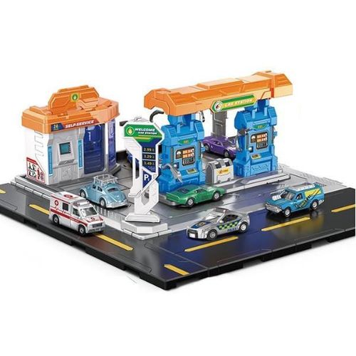 cumpără Jucărie Essa SK-6605 Stație de combustibil cu magazin în Chișinău 