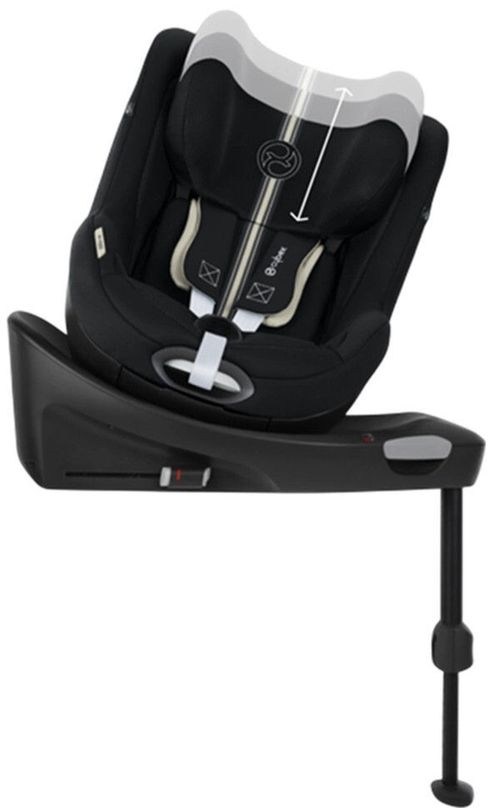 купить Автокресло Cybex 524001755 Sirona Gi i-Size Plus+ Inlay Moon Black в Кишинёве 