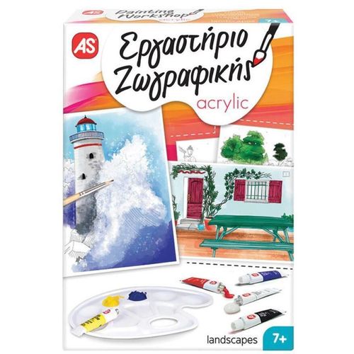 cumpără Set de creație As Kids 1038-11037 Atelier De Pictura Acrylic - Peisaje în Chișinău 