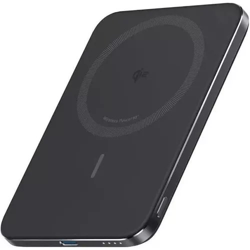 cumpără Acumulator extern USB (Powerbank) Xiaomi UltraThin Magnetic 5000 15W Black în Chișinău 