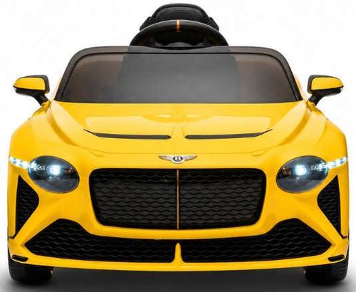 cumpără Mașină electrică pentru copii Kids car 8010317DR_Yellow Bentley Bacalar, 12V7AH, scaune din piele în Chișinău 
