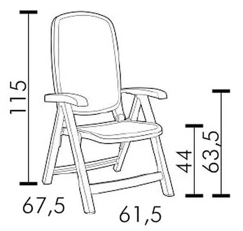 купить Стул Nardi reglabil DELTA BIANCO tortora 40310.00.124 в Кишинёве 