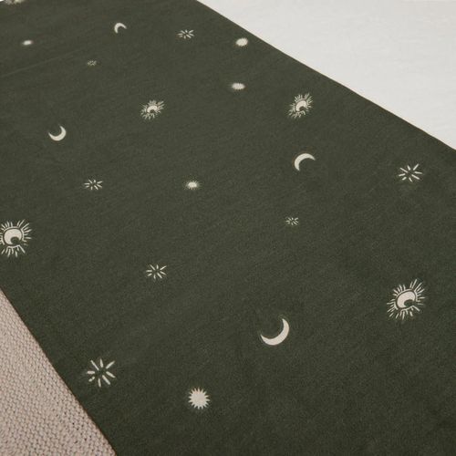 купить Детское постельное белье Jollein 008-524-66091 Cearsaf pentru patut Stargaze Leaf Green, 120x150 cm в Кишинёве 