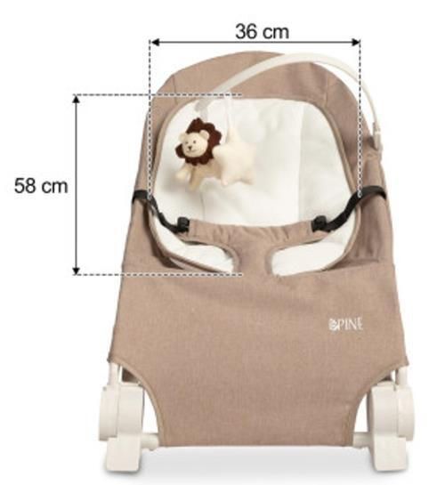 купить Детское кресло-качалка Caretero 80612 Pine Brown в Кишинёве 