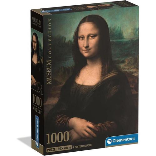 cumpără Puzzle Clementoni Puzzle 1000 HQC Museum - Mona Lisa (37094) în Chișinău 