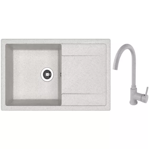 купить Мойка кухонная со смесителем Dr.Gans Techno 860 + SanDonna F 7073 gri в Кишинёве 