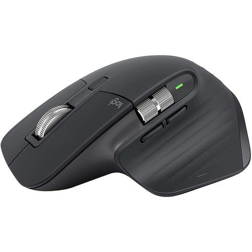 cumpără Mouse fara fir Logitech MX Master 3s Graphite Wireless Mouse, 2.4GHz Wireless+Bluetooth, Darkfield high precision, USB Unifying Receiver, Rechargeable Li-Po (500 mAh) battery, 910-006559 (mouse fara fir/беспроводная мышь) în Chișinău 