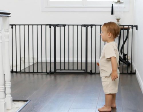 купить Детская безопасность Dreambaby G9435GB Discovery 3 Panel Adapta gate black (ворота) в Кишинёве 