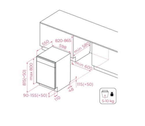 купить Встраиваемая посудомоечная машина Teka DFI 46760 в Кишинёве 