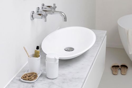 cumpără Set pentru baie Brabantia 28 03 82 Bathroom Accessory Set Brabantia, 3 Pieces, White în Chișinău 