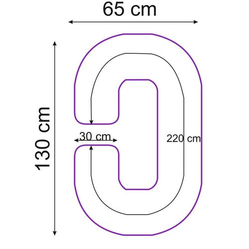 купить Домашний текстиль PernaMea Fata de Perna pt gravide forma-C, Buline Roz (PM.100248/2) в Кишинёве 