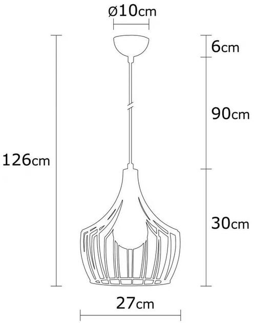 купить Люстра Trendy Mezopotamya-N-1278, 27x126x27cm в Кишинёве 