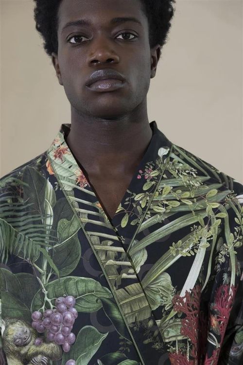 cumpără Halat Moooi 279402 Menagerie of Exti Ani Kimono L/XL Raven în Chișinău 