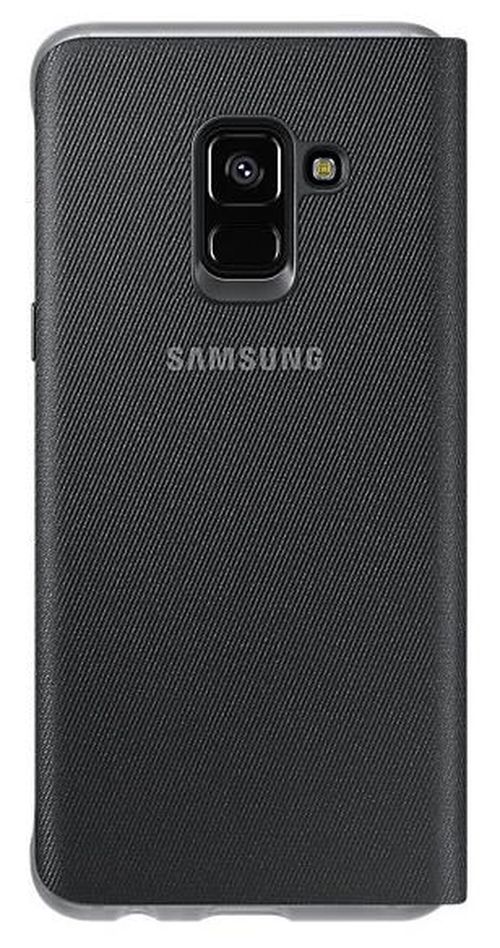 cumpără Husă pentru smartphone Samsung EF-FA530, Galaxy A8 2018, Neon Flip Cover, Black în Chișinău 