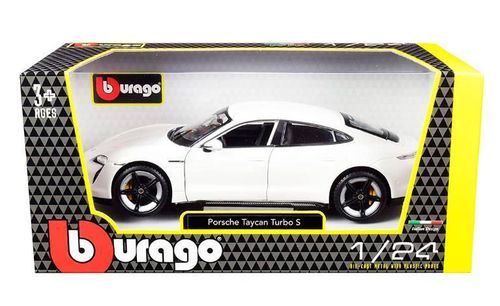 купить Машина Bburago 18-21098 Die-Cast 1:24 Porsche Taycan Turbo S, alba в Кишинёве 