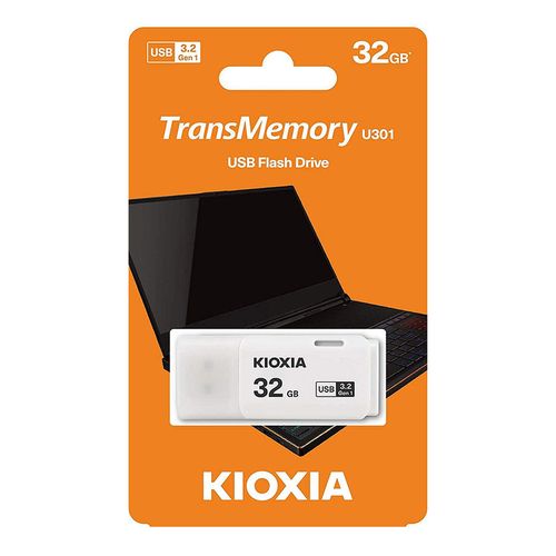 cumpără Memorie USB Flash 32GB Kioxia TransMemory U301 White (Toshiba), Plastic, Small design (Read 70 MByte/s, Write 20 MByte/s), USB 3.2 (memorie portabila Flash USB/внешний накопитель флеш память USB) în Chișinău 