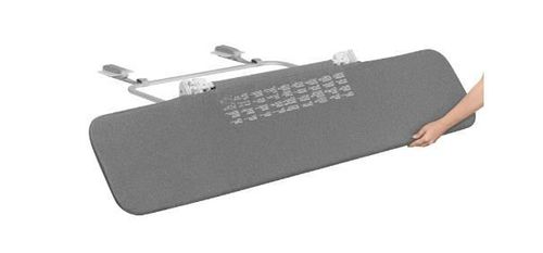 cumpără Protecție laterală pentru pătuț Lionelo Lora XL Grey Stone, 150x46cm (protectie pliabilă pentru pat) în Chișinău 