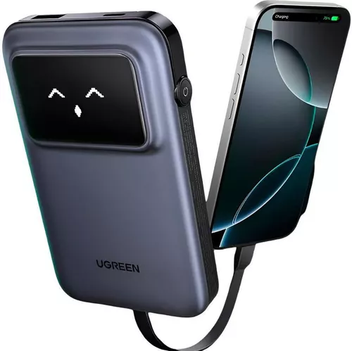 купить Аккумулятор внешний USB (Powerbank) Ugreen 35603B Uno Series 10000mAh, Space Gray в Кишинёве 
