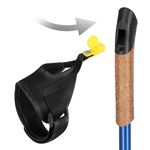 купить Треккинговые палки Nils 7429 Baston treking nordic (2buc) 87-135cm NW607 BLUE (25-1-011) в Кишинёве 