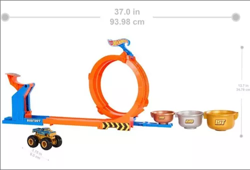 cumpără Mașină Hot Wheels JBX64 Monster Trucks Loop-And-Flip Trophy Challenge în Chișinău 
