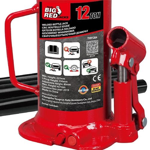 cumpără Cric auto Torin TH91204, бутылочный гидравлический, 12т. (227+150+80мм) în Chișinău 