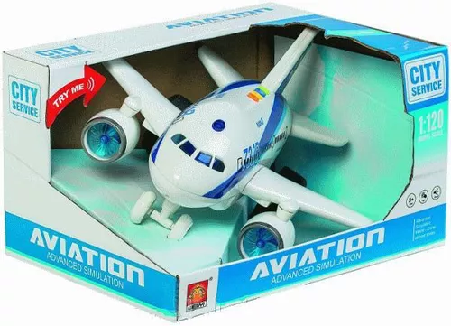 купить Машина Wenyi 27301 Самолет-игрушка на батарейках в Кишинёве 