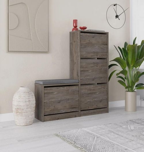 купить Полка для обуви Trendy Oslo Maro închis (GTR000951) в Кишинёве 