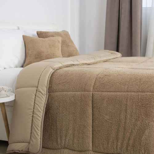 купить Домашний текстиль Relaxe Home 024549 Plapuma TEP TEDDY 150x210cm (350g/m²) Golden Beige в Кишинёве 