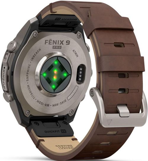 купить Смарт часы Garmin Fenix 9 Pro, 47mm, inReach,Ti/Ltr bd,WhCExc (010-04336-41) в Кишинёве 