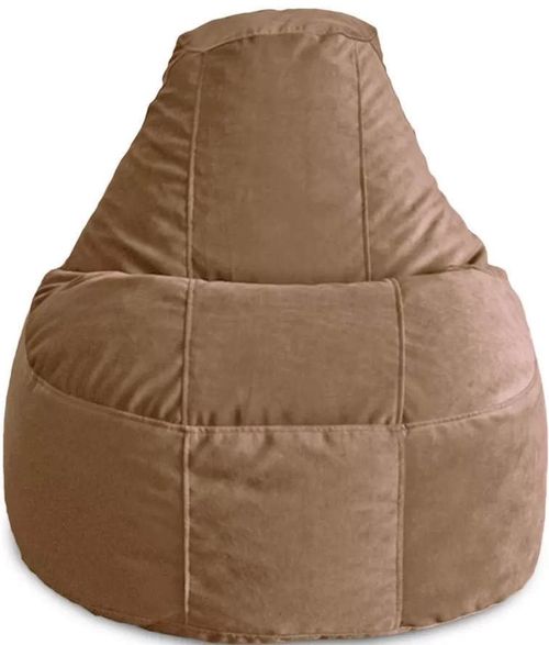 cumpără Fotoliu BeanBag BeanBag BM5892, Velur de lux, XL, Latte în Chișinău 