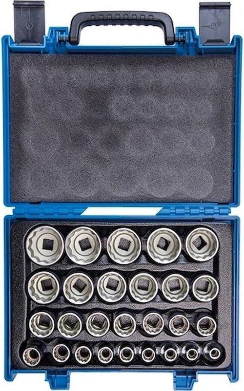 cumpără Set de tubulare, bite, duze King Tony 4057MR набор торцевых головок 12гр. 8-36мм 1/2" 27 пр. în Chișinău 