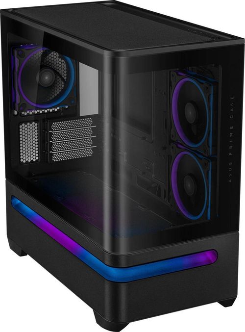 купить Корпус для ПК ASUS Prime AP202 ARGB Black no PSU, в Кишинёве 